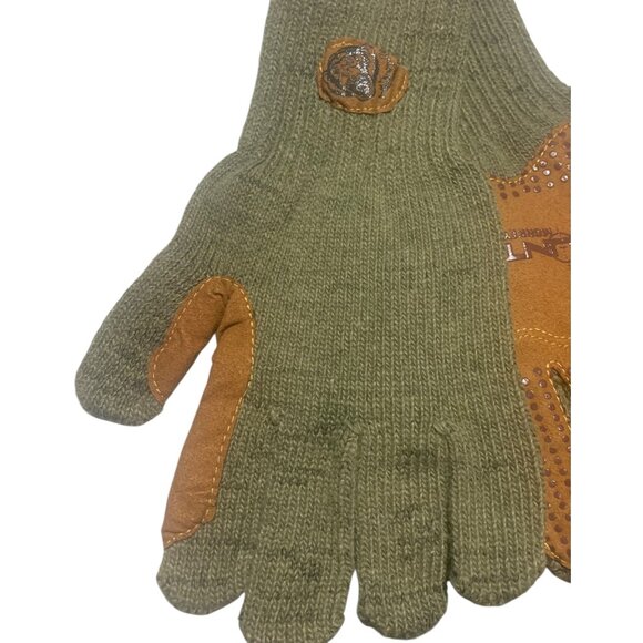 HUNT MONKEY Gray + Brown Wooly Hunt Long Performance Gloves NWT Various Sizes - Picture 2 of 5